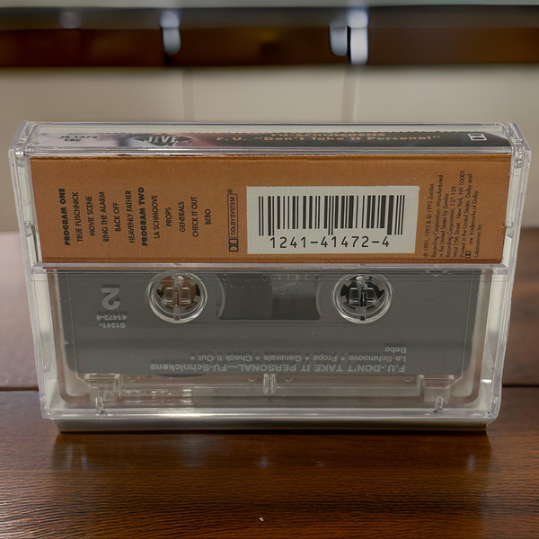 •FU-SCHNICKENS ~ F.U. “DON’T TAKE IT PERSONAL”• ~1992 OG PRESSING~ (CASSETTE TAPE) (1)