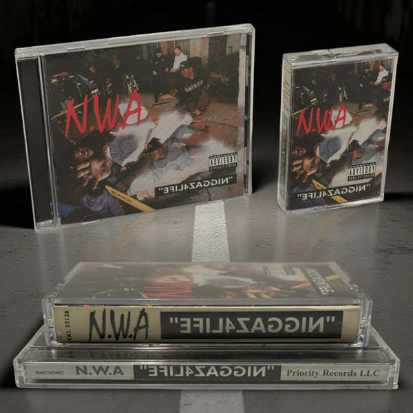 •N.W.A - “EFIL4ZAGGIN”• ~1991 OG PRESSINGS~ (CD & CASSETTE TAPE)