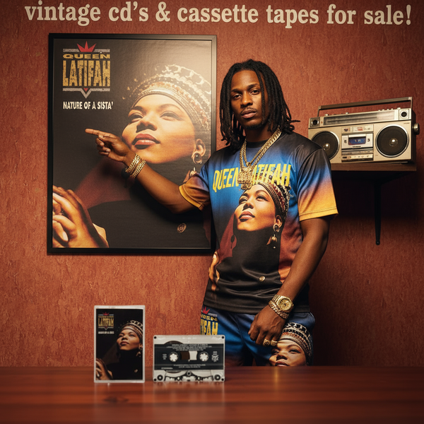 •QUEEN LATIFAH - NATURE OF A SISTA’• ~1991 OG PRESSING~ (CASSETTE TAPE)