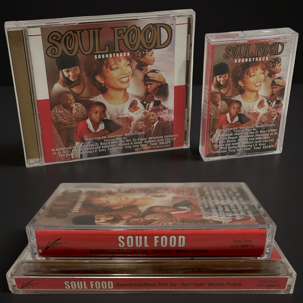 •SOUL FOOD - MUSIC FROM THE MOTION PICTURE• ~1997 OG PRESSINGS~ (CD & CASSETTE TAPE)