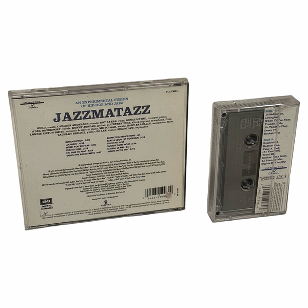 •GURU - JAZZMATAZZ VOL. 1• ~1993 OG CANADIAN PRESSINGS~ (CD & CASSETTE TAPE)
