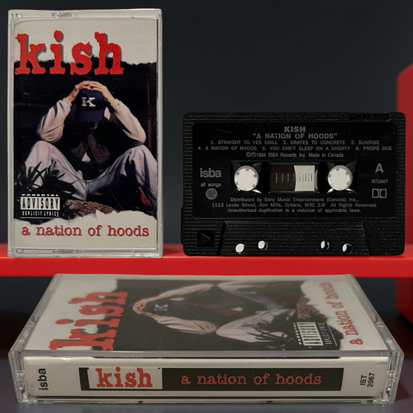 •KISH - A NATION OF HOODS• ~1994 OG CANADIAN PRESSING~ (CASSETTE TAPE) (BLACK SHELL)