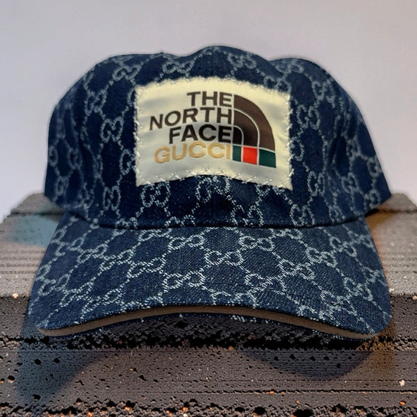 *Italian Dedigner* ~Denim soft shell v-crow strap back hat~