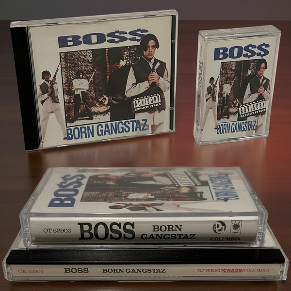 •BO$$ ~ BORN GANGSTAZ• ~1993 OG PRESSINGS~ (CD & CASSETTE TAPE)