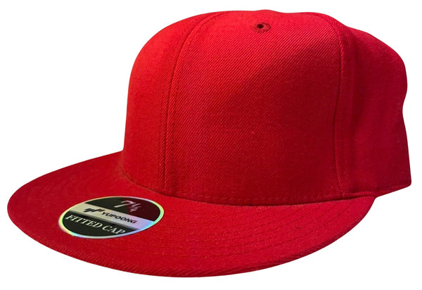 *Yupoong* fitted hat (7-1/4”) (Red)