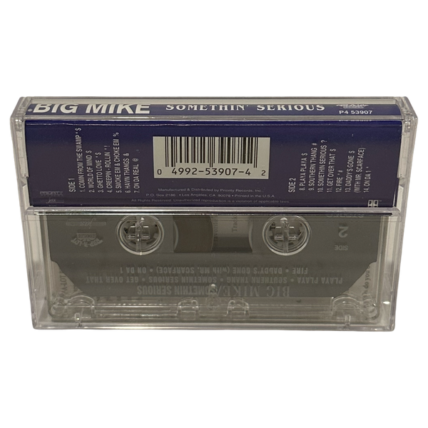 •BIG MIKE - SOMETHIN’ SERIOUS• ~1994 OG PRESSINGS~ (CD & CASSETTE TAPE)