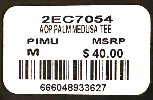 ^CROOKS & CASTLES^ (GREEN-MULTI) ~Palm Medusa tee~