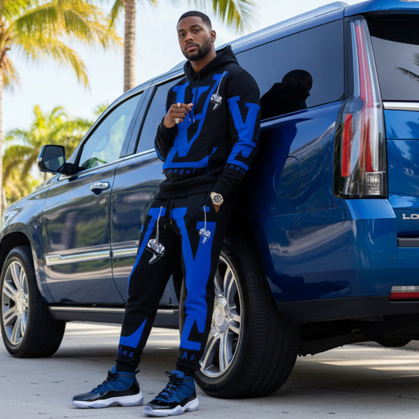 *LOS ANGELES* ~JOGGER SWEATSUITS~ (FLEECY SOFT LINED)