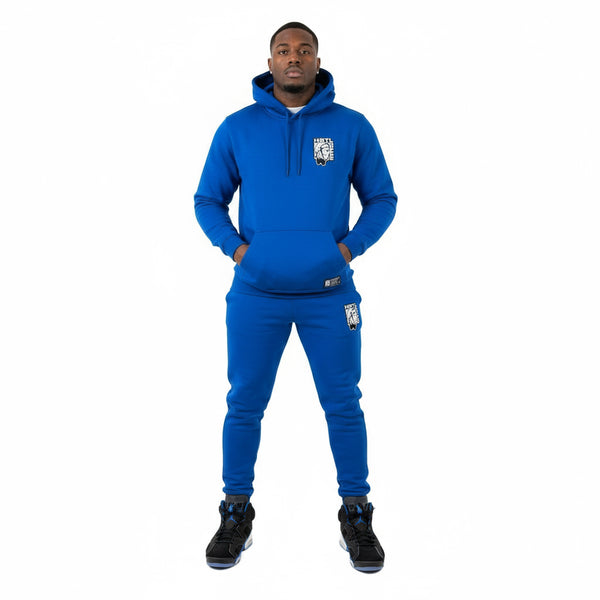*HUSTLE GANG* (BLUE) ~HSTL~ HOODED SWEATSUITS