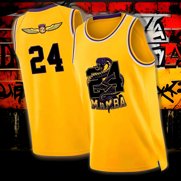 ^MAMBA 24^ Basketball Jerseys (Stitched Logos & Numbers)