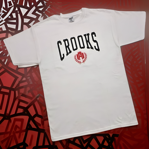 *CROOKS & CASTLES* (WHITE) SHORT SLEEVE T-SHIRT