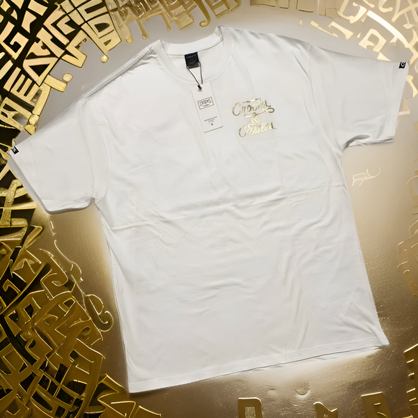 *CROOKS & CASTLES* (WHITE) ~HALF WAY CROOKS~ SHORT SLEEVE T-SHIRTS