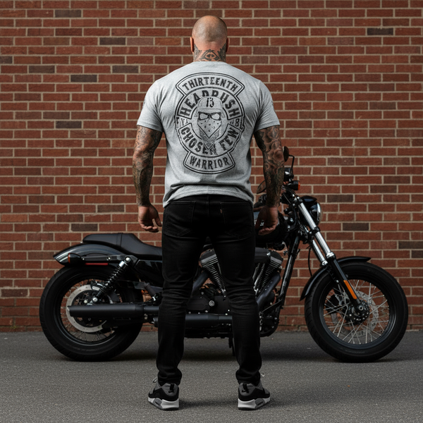 *HEADRUSH* (Heather Grey) ~Thirteenth Warrior~ Short Sleeve T-Shirts