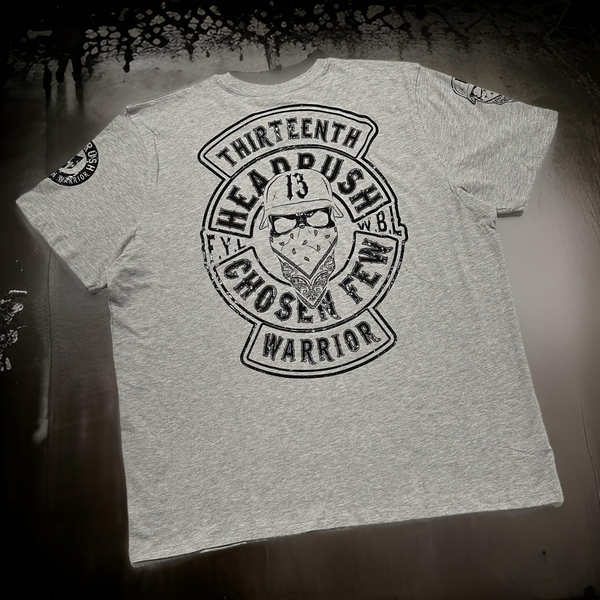 *HEADRUSH* (Heather Grey) ~Thirteenth Warrior~ Short Sleeve T-Shirts