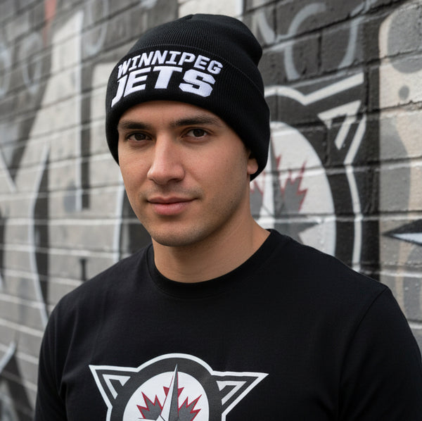*WINNIPEG JETS* ~2 in 1~ Winter Beanie / Ballyclava by Mitchell & Ness