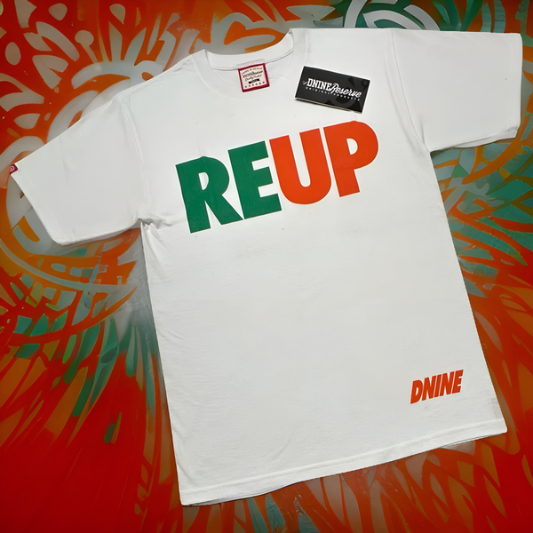 *DNINE RESERVE* (WHITE) ~REUP~ SHORT SLEEVE T-SHIRTS