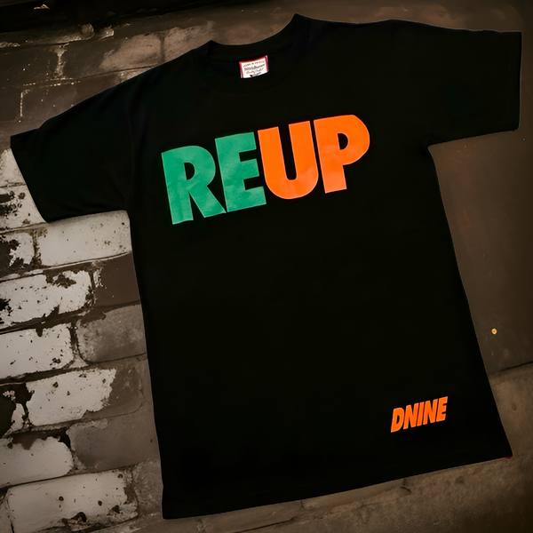 *DNINE RESERVE* (BLACK) ~REUP~ SHORT SLEEVE T-SHIRT