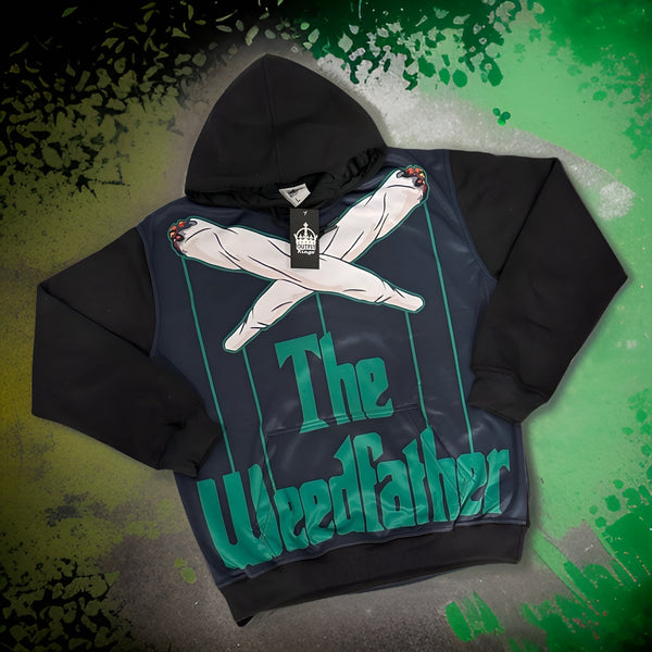 *THE WEED FATHER* PULLOVER HOODIES (Back Embroidered)