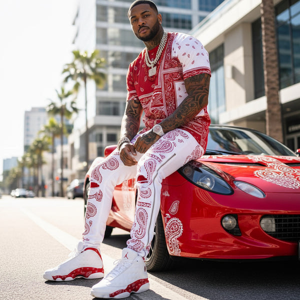 *RED BANDANA* TEES BY OUTFIT KINGS (Cotton comfort)