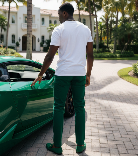 *THE HUNDREDS* •Green Pants• (36” x 30”)