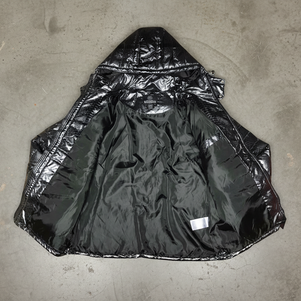 *IMPERIOUS* ~SNAKESKIN STYLE~ PUFFER COATS (90'S RETRO)