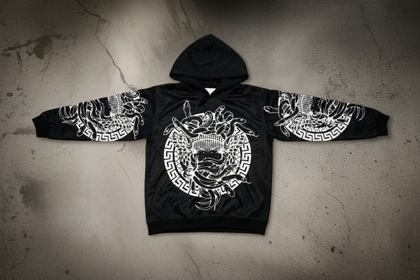 *C&C* (BLACK) PULLOVER HOODIES (FLEECE LINED)