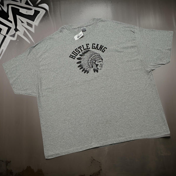 *HUSTLE GANG* (GREY) ~SIMPLE CHIEF~ T-SHIRTS FOR MEN
