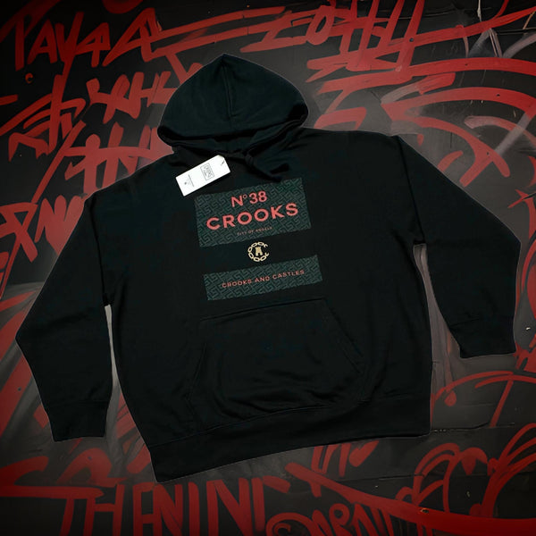 *CROOKS & CASTLES* (BLACK) ~NO 38~ PULLOVER HOODIES FOR WOMEN