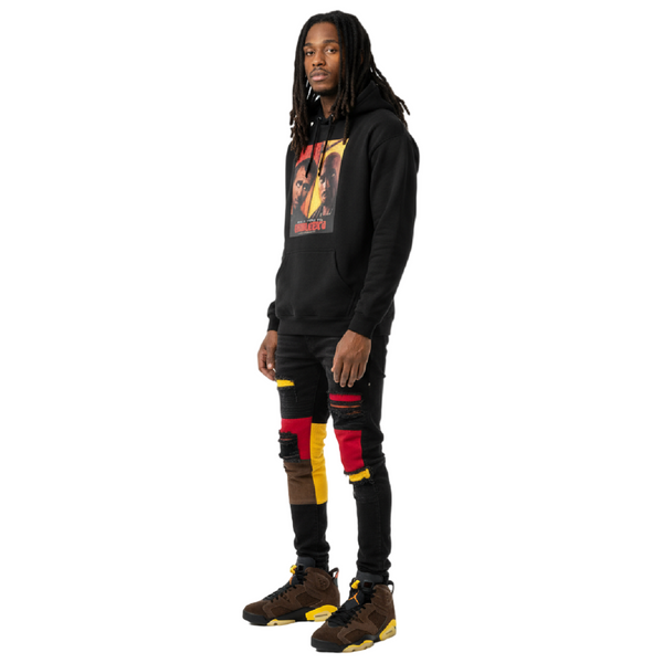 *Gridlock’d ~ Motion Picture* ~thick pullover hoodie~ (XL)