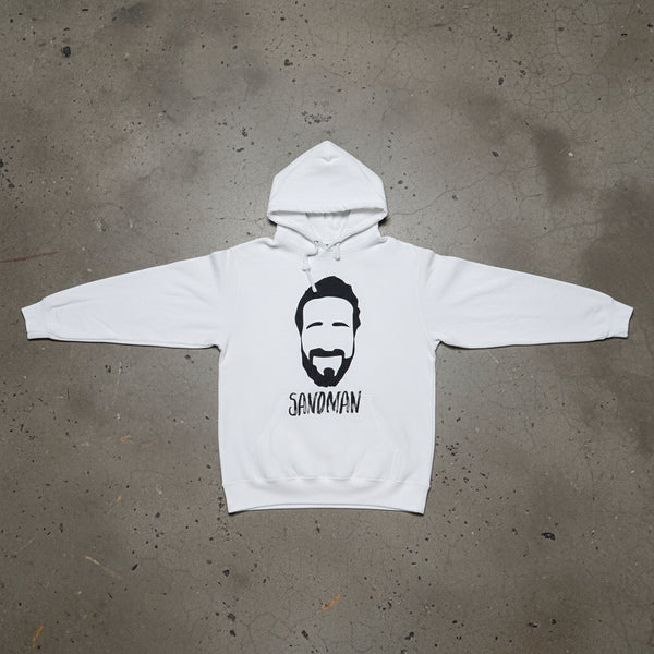 *DESIGN BY HUMANS* (WHITE) PULLOVER HOODIE