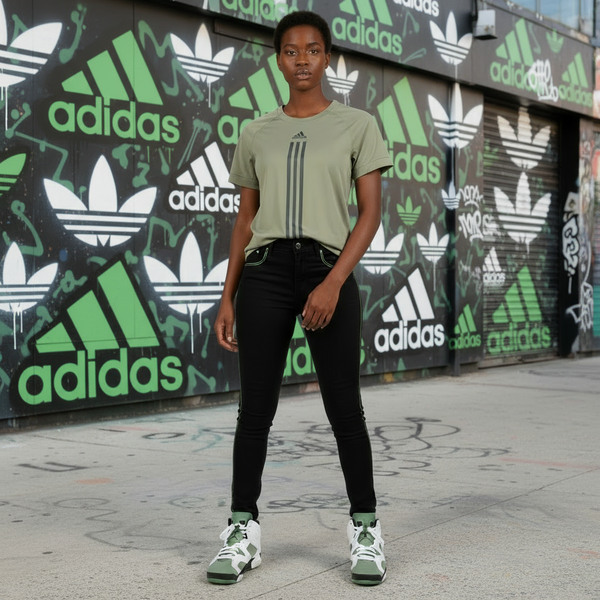 *ADIDAS* (GREEN) WOMEN’S ACTIVEWEAR TOP