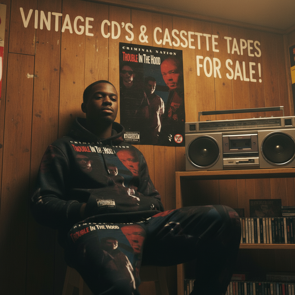 •CRIMINAL NATION - TROUBLE IN THE HOOD• ~1992 OG PRESSING~ (CASSETTE TAPE)