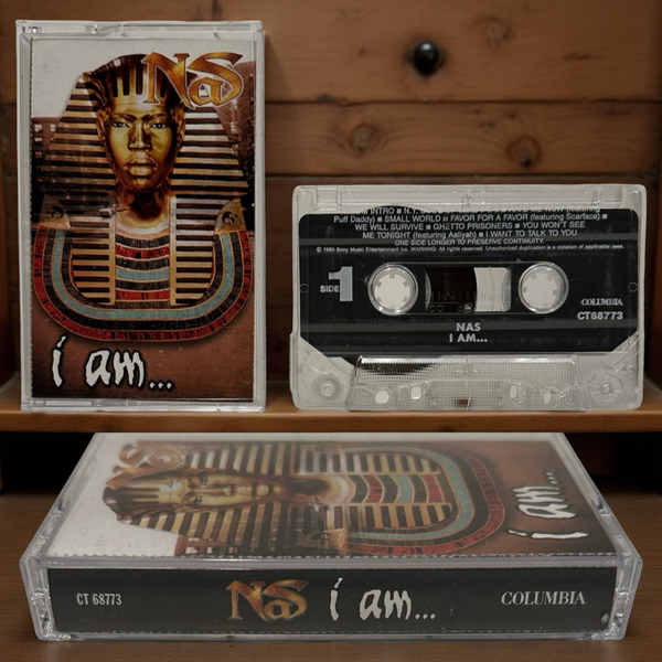 •NAS - I AM…• ~1999 OG PRESSING~ (CASSETTE TAPE)