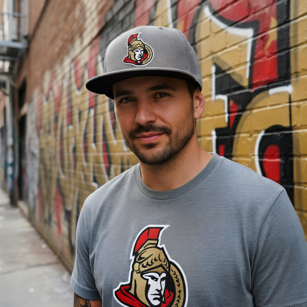 *Ottawa Senators* snapback hats by Mitchell & Ness