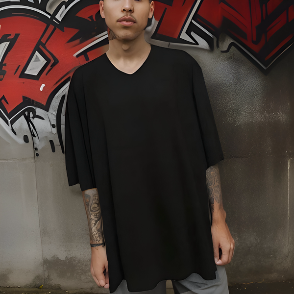 ^CUSTOM MADE^ (BLACK) 7XL-8XL SHORT SLEEVE T-SHIRTS (UNISEX)