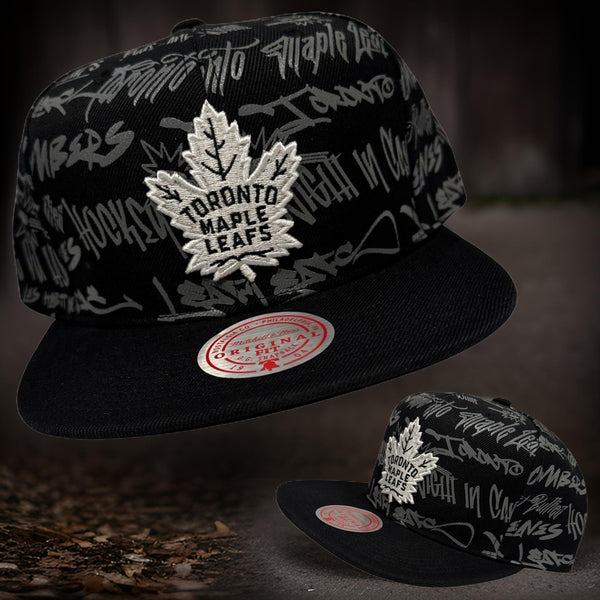 *Toronto Maple Leafs* ~Graffiti~ snap back hats by Mitchell & Ness