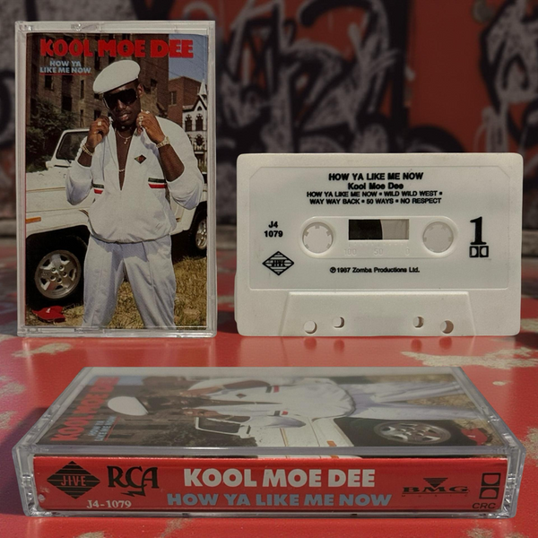 •KOOL MOE DEE - HOW YA LIKE ME NOW• ~1987 OG PRESSING~ (CASSETTE TAPE)