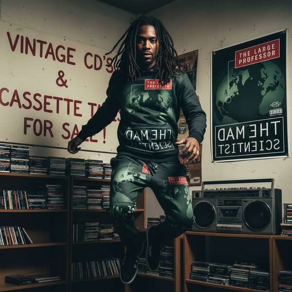 •THE LARGE PROFESSOR - THE MAD SCIENTIST• ~1996 OG MAXI-SINGLE PRESSINGS~ (CD & CASSETTE TAPE)