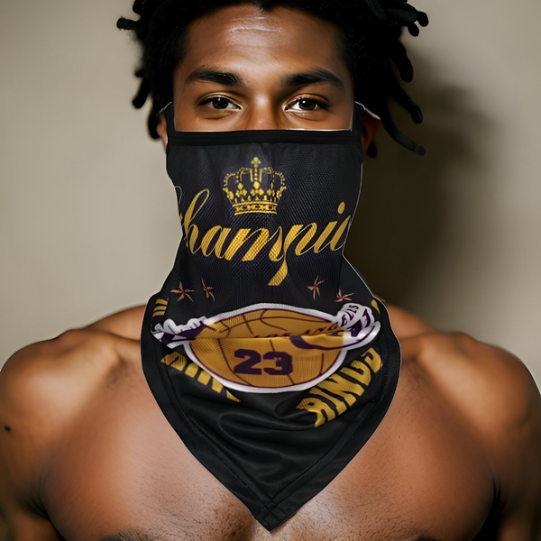 *WINTER HEADWEAR / FACE COVERINGS* ~LAKERS CHAMPIONS~