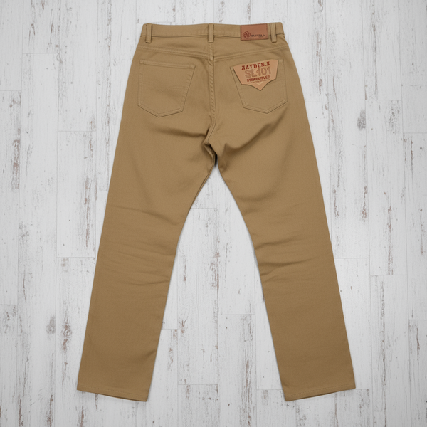 *KAYDEN* (KHAKI) *STRAIGHT LEG* DENIM FOR MEN (38”X30”)