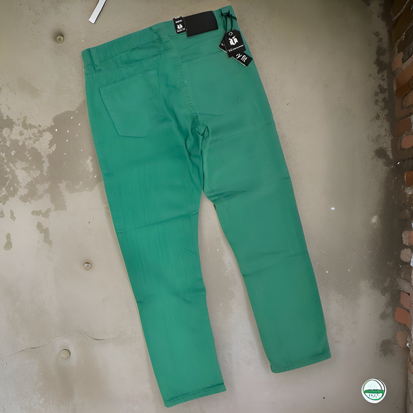 *VICTORIOUS* (GREEN SKINNY FIT) DENIM JEANS FOR MEN