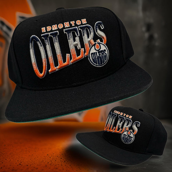 *Edmonton Oilers* ~90’s Retro~ snapback hat by Mitchell & Ness (Rare Retailer Promo Sample)