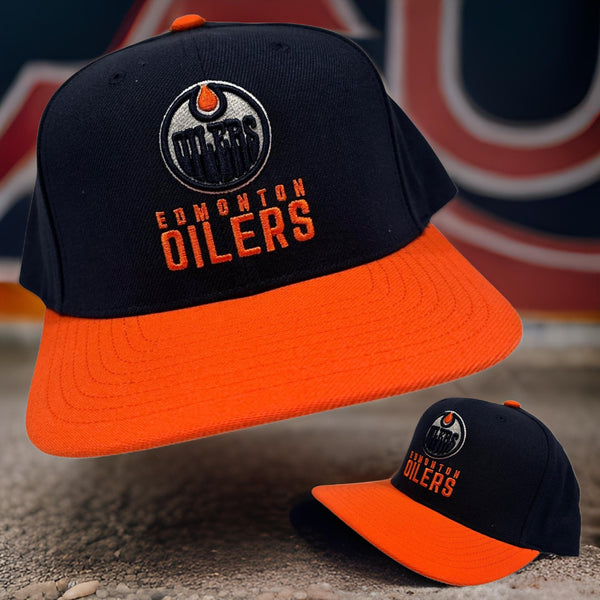 *Edmonton Oilers* snapback hat by Mitchell & Ness (Rare Retailer Promo Sample)