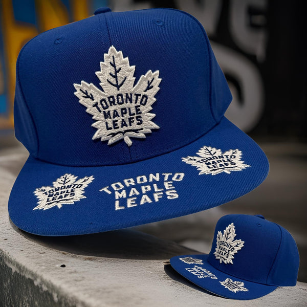 *Toronto Maple Leafs* snapback hats by Mitchell & Ness