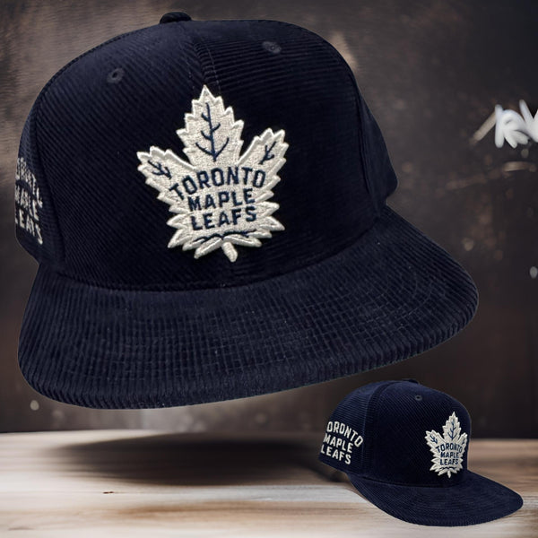 *Toronto Maple Leafs* ~corduroy~ snapback hat by Mitchell & Ness