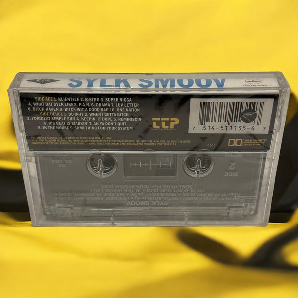 •SYLK SMOOVE ~ SYLK SMOOVE• ~1991 OG SEALED PRESSING~ (CASSETTE TAPE)
