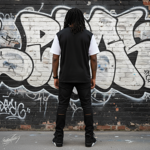 *JORDAN 23* (PAISLEY) LUXURY CUT & SEW / JERSEY CREST STYLE LOGO T-SHIRTS