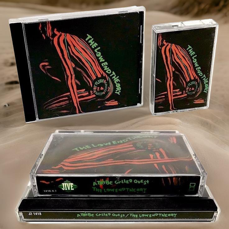A TRIBE CALLED QUEST - THE LOW END THEORY (1991) (CASSETTE & CD AVAILABLE) (ORIGINAL PRESSINGS)