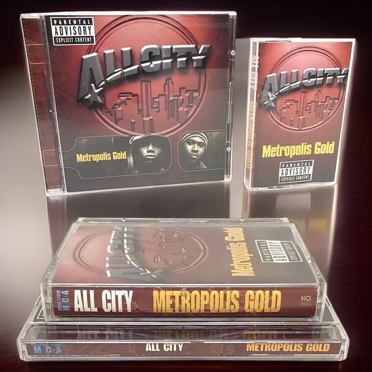 •ALL CITY - METROPOLIS GOLD• (1998) (CASSETTE & CD AVAILABLE) (ORIGINAL PRESSINGS)