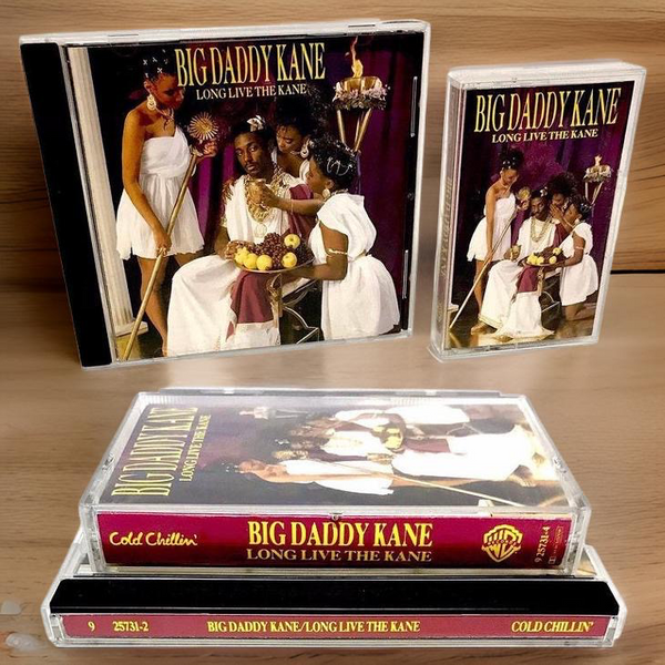 •BIG DADDY KANE - LONG LIVE THE KANE• (1988) (CASSETTE & CD AVAILABLE) (ORIGINAL PRESSINGS)